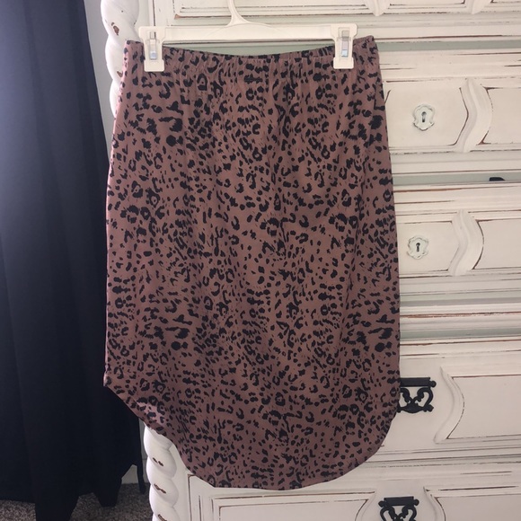 Leopard high low skirt - Picture 2 of 3
